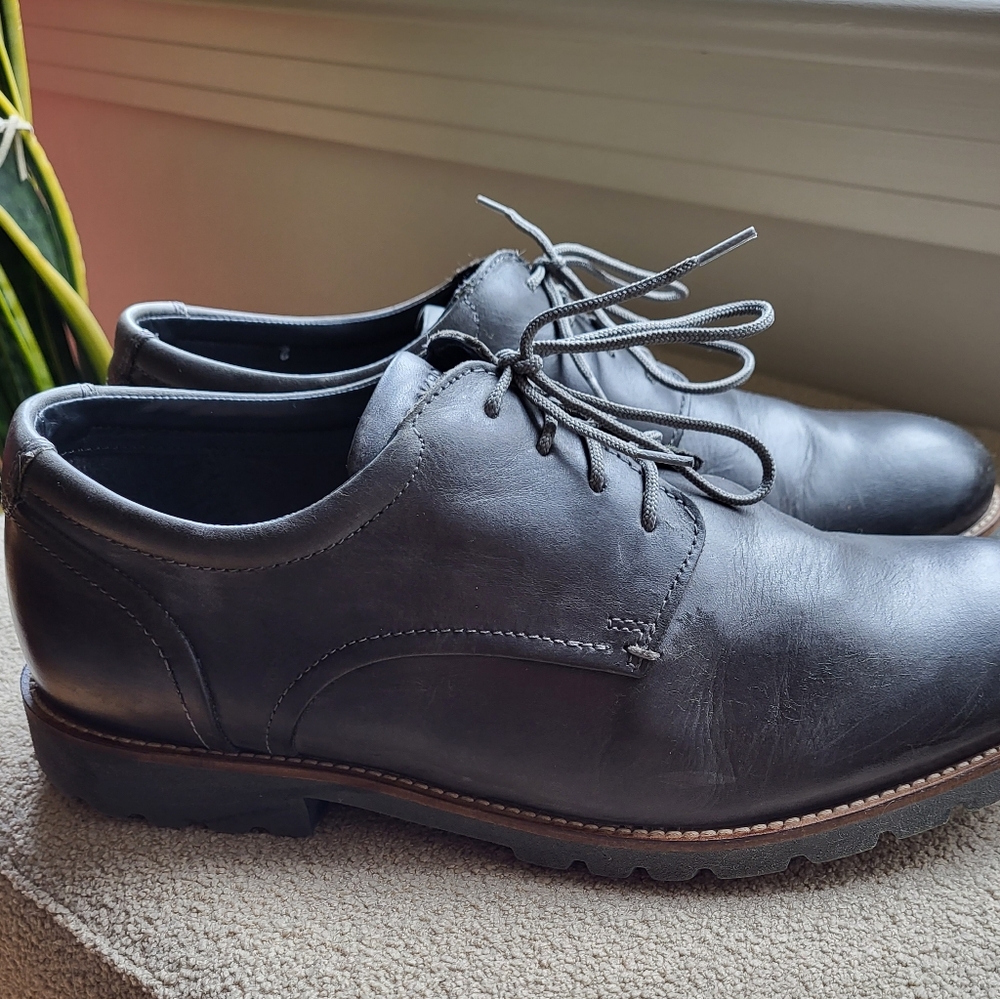 Rockport Shoes Grey Size 8.5 Wide - Picture 3 of 9